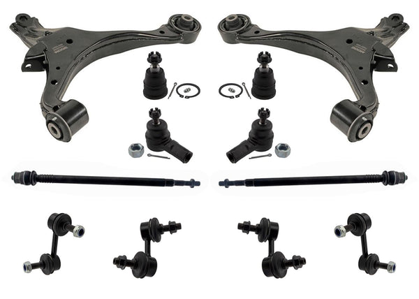 For 2001-2005 Honda Civic 12 PC Suspension KIt Control Arms & Ball Joints