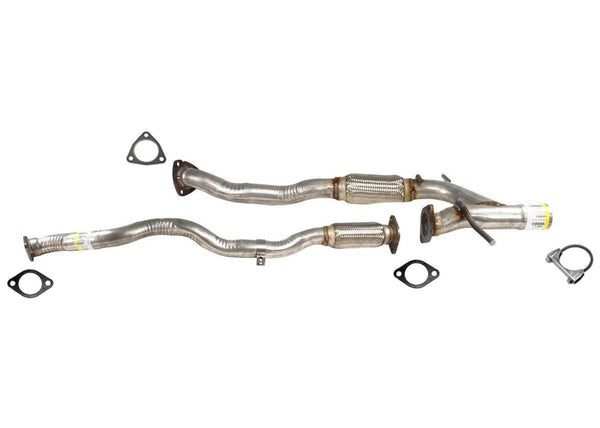 Left + Right Engine Flex Pipe For Jeep Cherokee 2014-2018 3.2L Front Wheel Drive