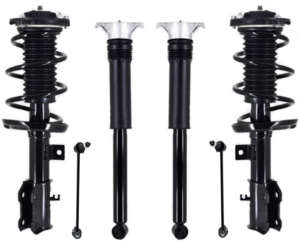 Front Struts Assembly & Links Rear Shocks Absorber For Chevrolet Cruze LS 16-19