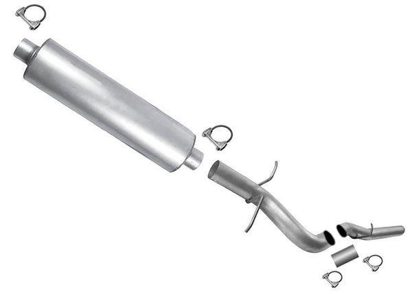 Heavy Duty Weld on Muffler Tail Pipe For GMC Sierra 2500HD 3500HD 11-2017 6.0L