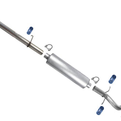 Flex Pipes Muffler Tail Pipe For Sierra 2500HD 6.0L 2011-17 W/ 167.7