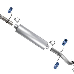 Flex Pipes Muffler Tail Pipe For GMC Sierra 2500HD 6.0L 11-17 W/ 144