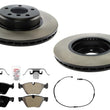 Front Performance Carbon Disc Brake Rotors & Pads for BMW 528i xDrive 2012-16