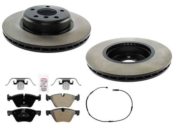 Front Performance Carbon Disc Brake Rotors & Pads for BMW 528i xDrive 2012-16