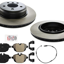 Rear Performance Carbon Disc Brake Rotors & Pads for BMW 528i xDrive 2012-2016