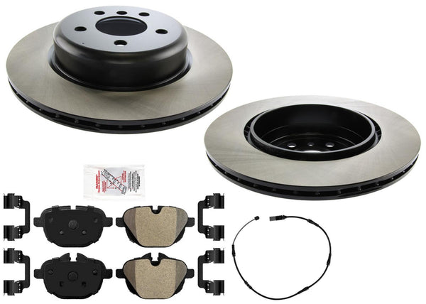 Rear Performance Carbon Disc Brake Rotors & Pads for BMW 528i xDrive 2012-2016
