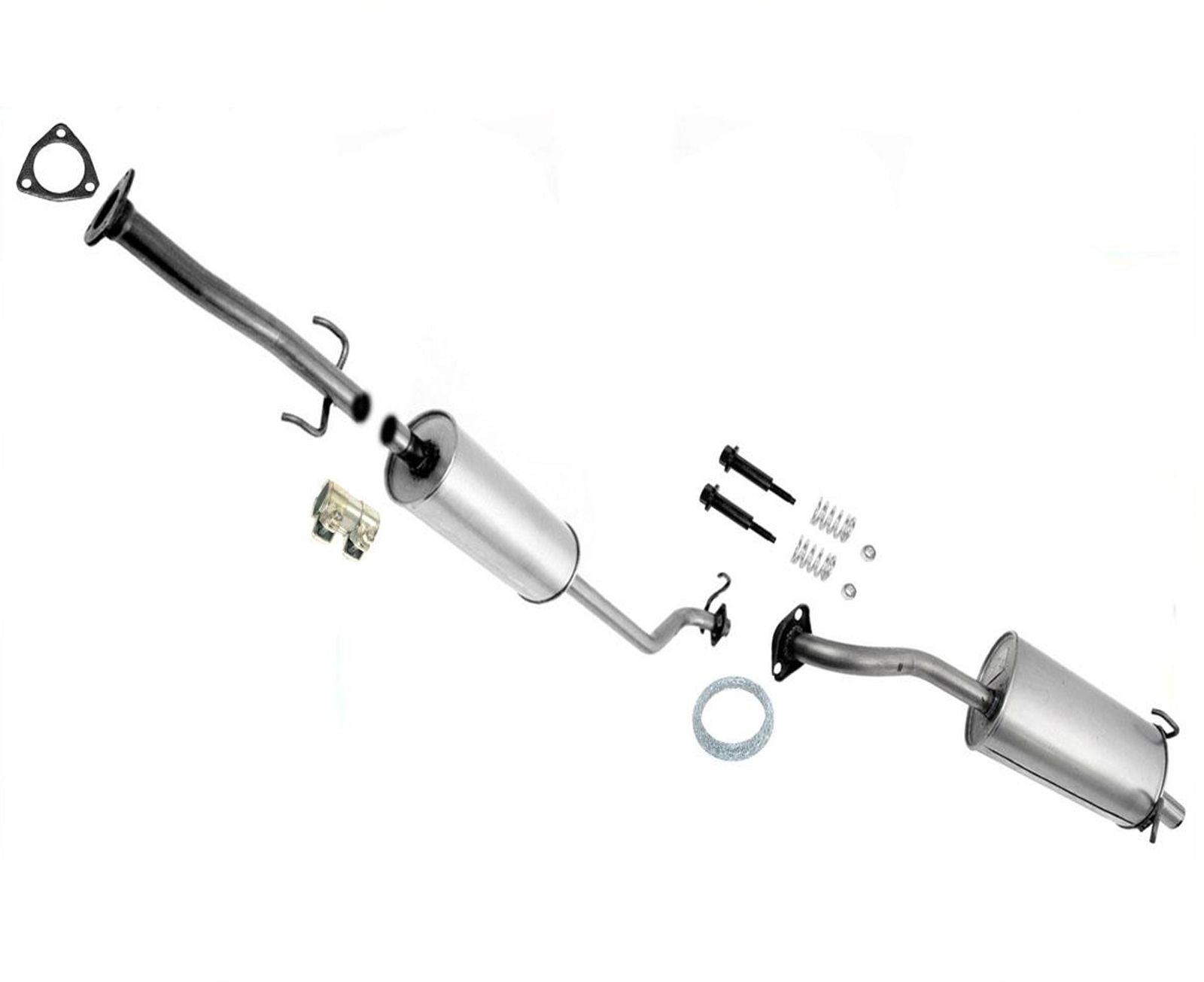 Silenciador y resonador medio de marca de escape para Honda CR-V 2007-2009