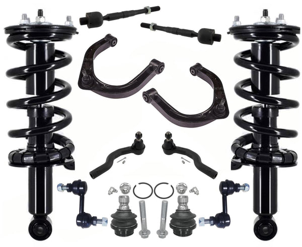 Front Struts Upper Arms Tie Rods Lower Ball Joints & Links For QX80 2014-2019