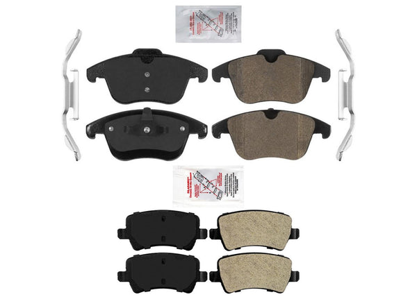 AME OE Style Semi Met Front + Rear Disc Brake Pads for Range Rover Evoque 12-15