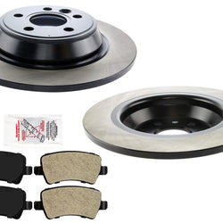 Carbon Performance Rear Disc Brake Rotors & Pads for Range Rover Evoque 12-15