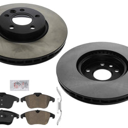 Carbon Performance Front Disc Brake Rotors & Pads for Range Rover Evoque 12-15