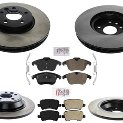 Carbon Performance Frt & Rr Disc Brake Rotors Pads for Range Rover Evoque 12-15