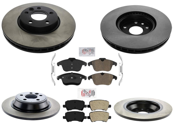 Carbon Performance Frt & Rr Disc Brake Rotors Pads for Range Rover Evoque 12-15