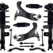 Front Struts Control Arms Tie Rods & Links For Camry XLE 18-23 Front Whel Drive