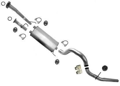 Fits 10-17 Tundra 5.7L With 145.7 Inch Wheel Base Exhaust Pipe Muffler System