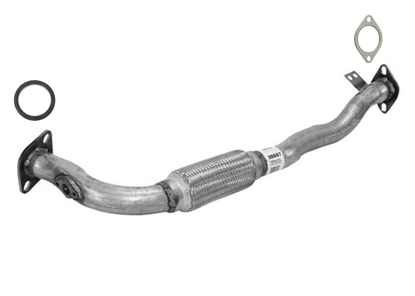 93-95 Prizm 93-95 Corolla 1.6L Tubo flexible de escape de motor de emisión alimentada con juntas 