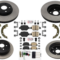 Carbon Disc Brake Rotors Brake Pads for Scion tC Tc 2005 2006 2007 2010