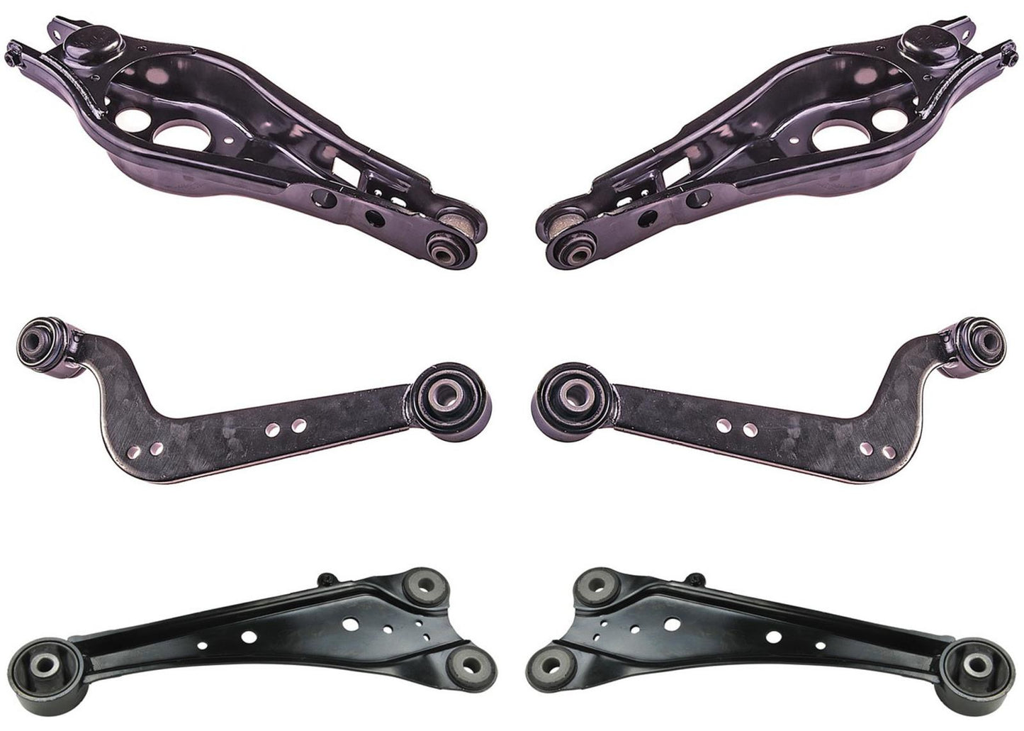 Rear Tailing Arms & Upper Suspension Control Arms Set for Toyota RAV4 06-10