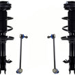 Front Complete Struts Assembly & Sway Bar Links For Subaru Impreza 2017-2019