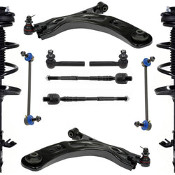 Front Complete Struts Control Arms Tie Rods & Links For Subaru Impreza 2017-2019