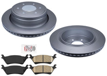 Brake Rotors & Ceramic BrakePads for F150 12-16 With Manual Parking Rear 6 Lug