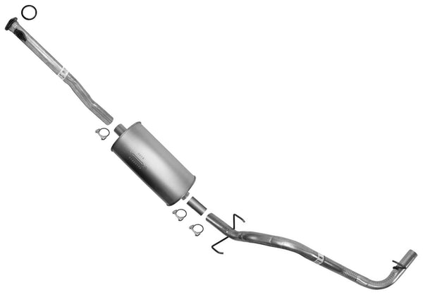 Muffler Tail Pipe Exhaust For Toyota Tacoma 2001-2004 3.4L 4WD Xtra & Double Cab