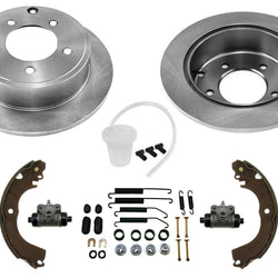 Rear Drums Brake Shoes Spring Kit for Mitsubishi Lancer DE 2008-2016 2.0L