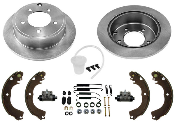 Rear Drums Brake Shoes Spring Kit for Mitsubishi Lancer DE 2008-2016 2.0L