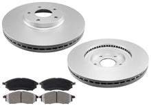 (2) Front Brake Rotors & Ceramic Pads Will Fit EX35 G35 RWD G37 M35 M45
