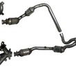 4 Catalytic Converters Engine Y Pipe Exhaust Manifolds for Jeep Wrangler 07-11