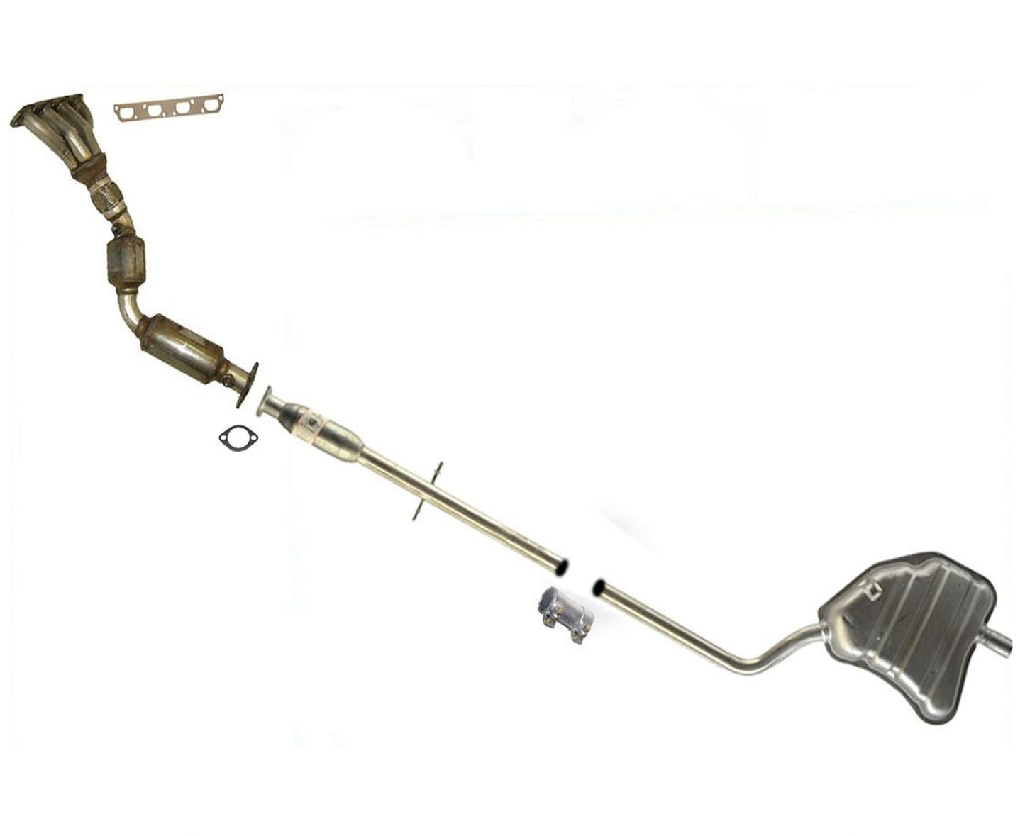 Catalytic Converter Exhaust System Muffler for Mini Cooper Base 2002 2003 2006