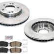 Front Disc Brake Rotors Brake Pads for Hyundai Elantra 2021 2022 2024 1.6L 2.0L