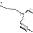 Exhaust System Resonator Dual Mufflers For Mazda 6 03-08 2.3L FWD Natural Aspir