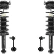 Rear Complete Struts W/ Coil Spring Assembly & Links For Subaru Forester 14-16