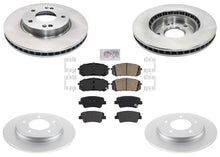 F&R Disc Brake Rotors Brake Pads for Hyundai Elantra 2021 2022 2024 1.6L 2.0L