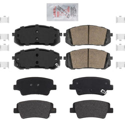 F&R Ceramic Disc Brake Pads for Hyundai Elantra 2021 2022 2023 2024 1.6L 2.0L
