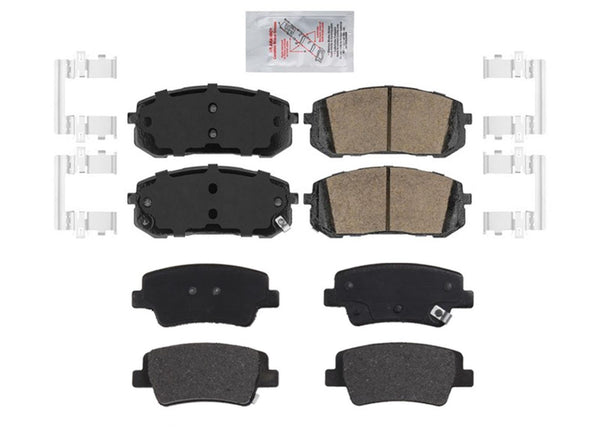 F&R Ceramic Disc Brake Pads for Hyundai Elantra 2021 2022 2023 2024 1.6L 2.0L