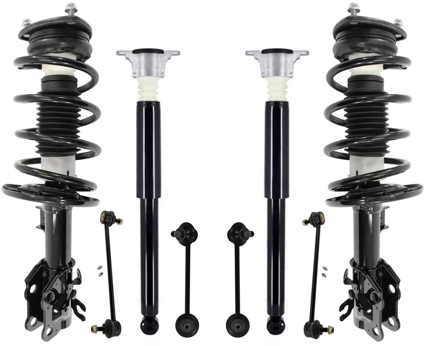 Front Complete Struts Rear Shocks & Sway Bar Links For Mazda 6 2014-2017