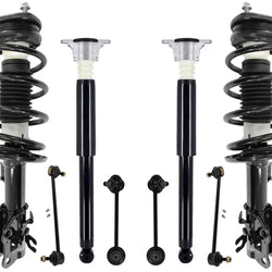 Front Complete Struts Rear Shocks & Sway Bar Links For Mazda 6 2014-2017