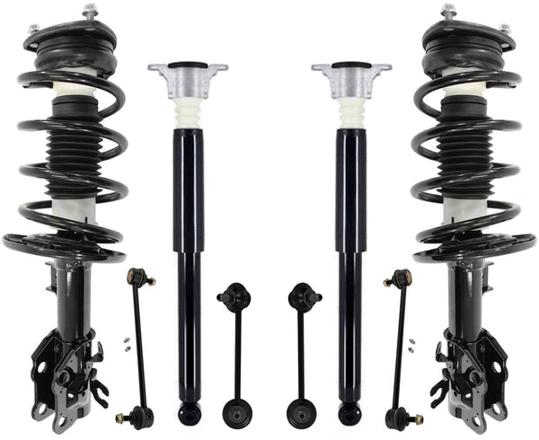 Front Complete Struts Rear Shocks & Sway Bar Links For Mazda 6 2014-2017