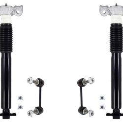 Rear Left & Right Complete Shocks W/ Mounts & Links For Ford Edge 2015-2024