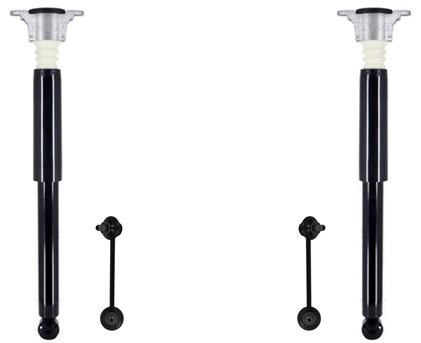 Rear Left & Right Complete Shocks W/ Mounts & Links For Mazda 6 2014-2017