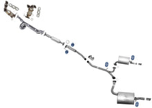 3 Catalytic Converter Resonator & Mufflers Exhaust System For Mazda 6 06-08