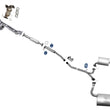 3 Catalytic Converter Resonator & Mufflers Exhaust System For Mazda 6 06-08
