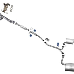 3 Catalytic Converter Resonator & Mufflers Exhaust System For Mazda 6 06-08