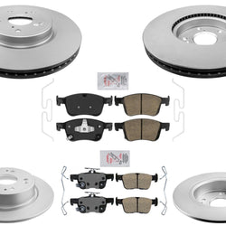 Disc Brake Rotors & Ceramic Brake Pads for Honda Accord Sport Touring 2018-2022