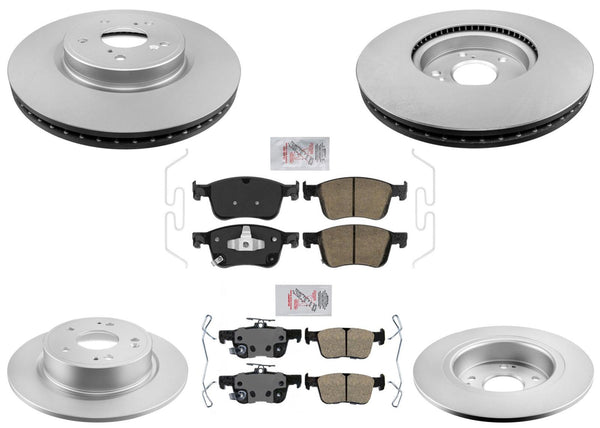 Disc Brake Rotors & Ceramic Brake Pads for Honda Accord Sport Touring 2018-2022