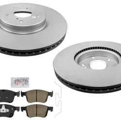 Front Disc Brake Rotors & Brake Pads for Honda Accord Sport Touring 2018-2022