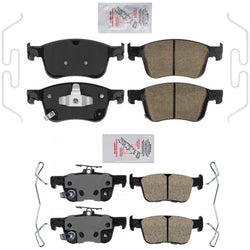 AME Front + Rear Ceramic Brake Pads for 2018-2022 Honda Accord Sport Touring