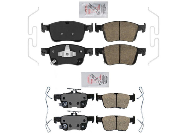 AME Front + Rear Ceramic Brake Pads for 2018-2022 Honda Accord Sport Touring